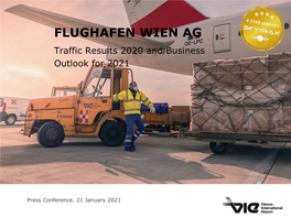Presentation of the Traffic Results for 2020 and Outlook