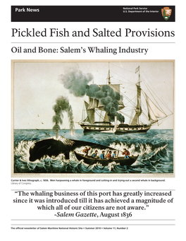 Salem's Whaling Industry