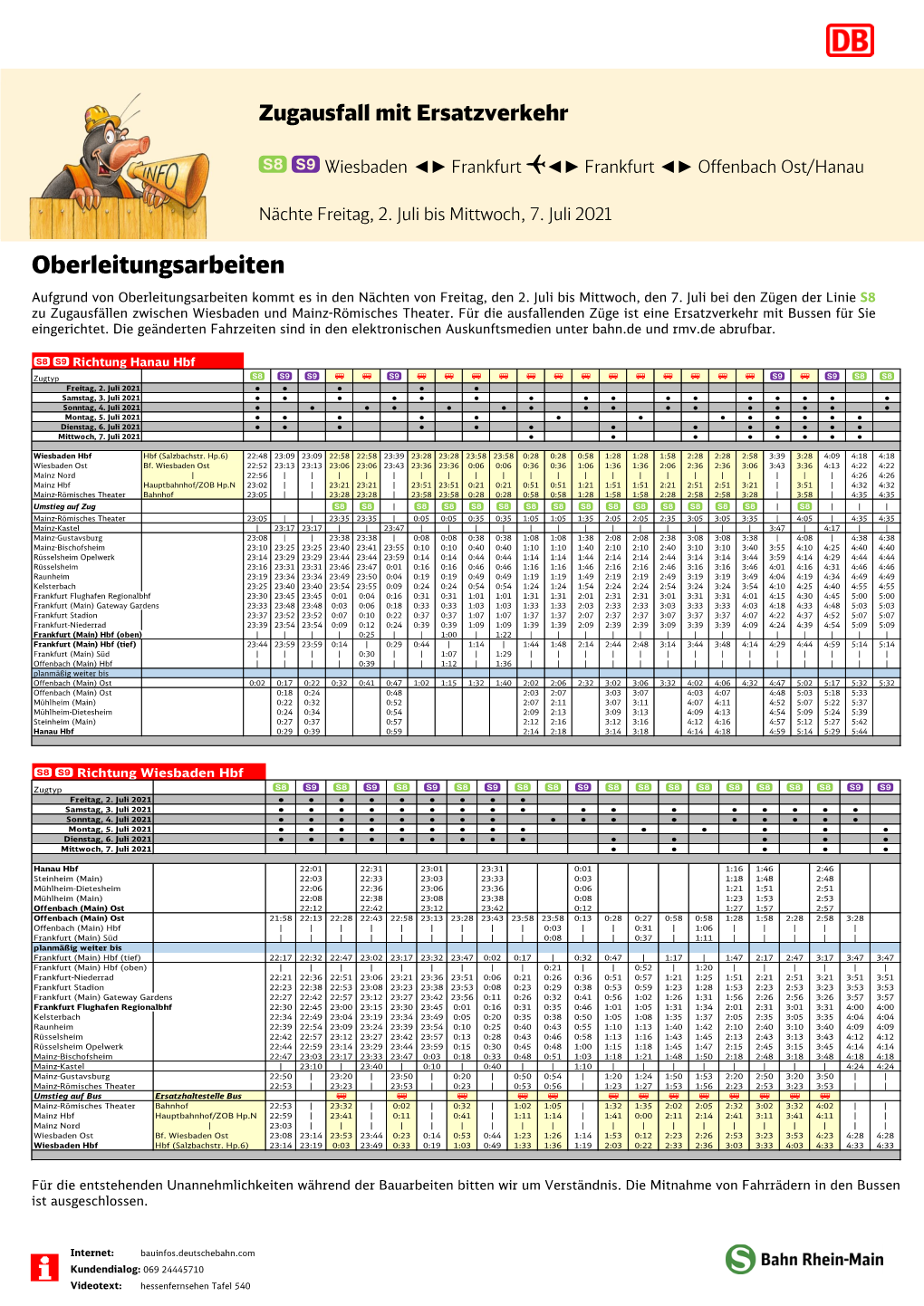 I Schienenersatzverkehr