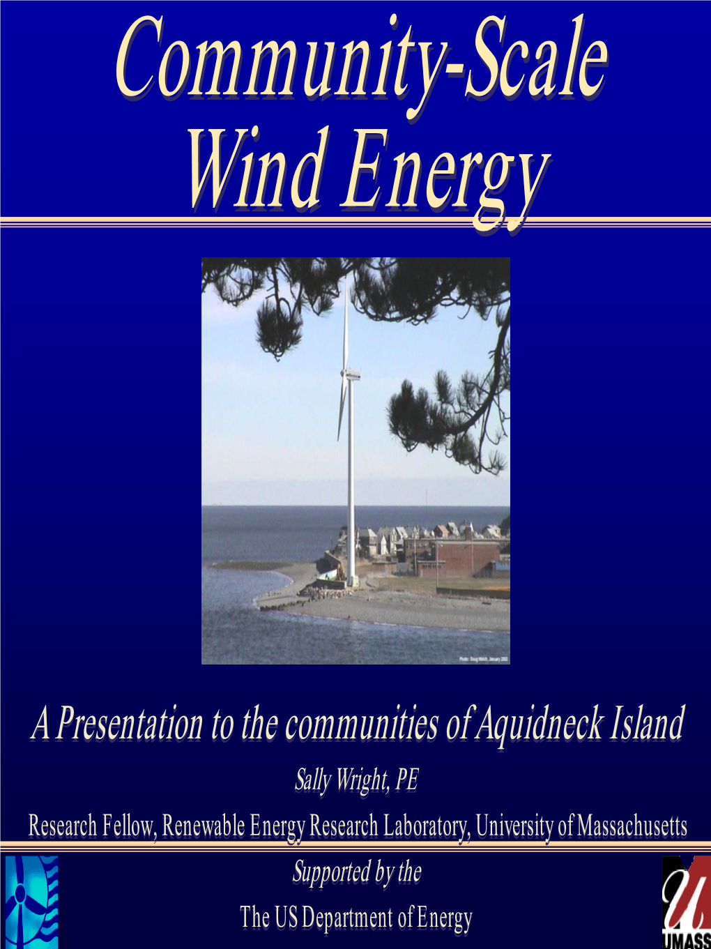 Community-Scale Wind Energy for Aquidneck Island