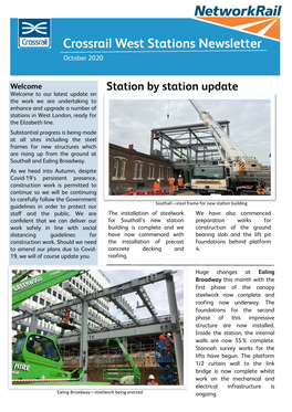 Crossrail West Stations Newsletter October 2020
