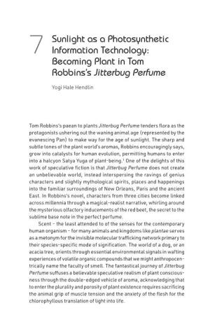 Becoming Plant in Tom Robbins's Jitterbug Perfume