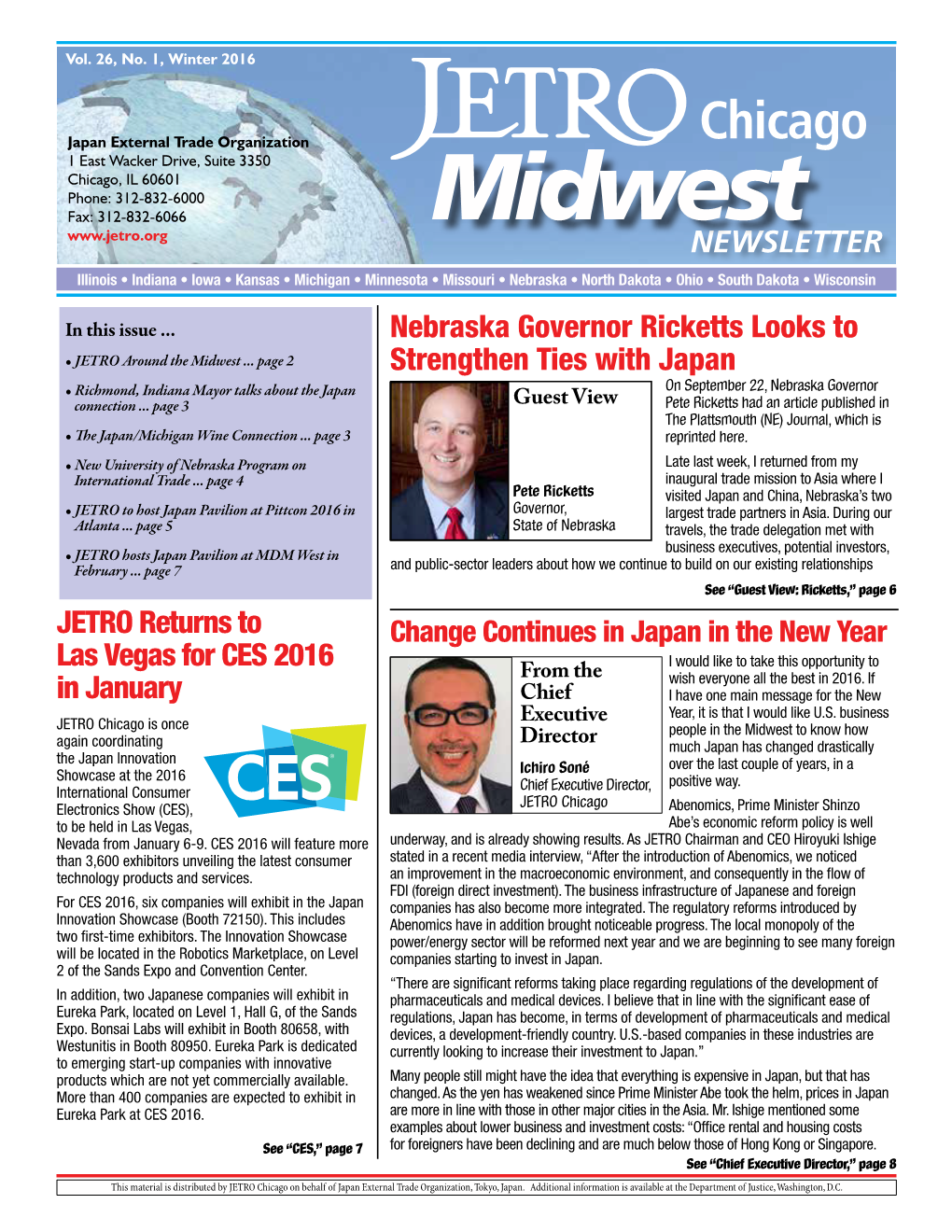 Midwest NEWSLETTER Illinois • Indiana • Iowa • Kansas • Michigan • Minnesota • Missouri • Nebraska • North Dakota • Ohio • South Dakota • Wisconsin