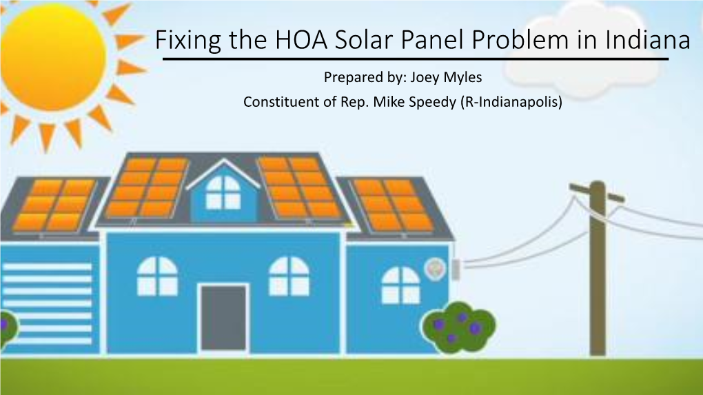 HOA Solar Presentation