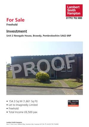 For Sale,Unit 2 Newgale House, Brawdy, Pembrokeshire SA62