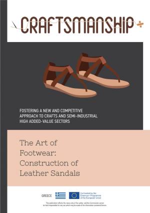 The Art of Footwear: Construction of Leather Sandals