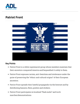 Patriot Front