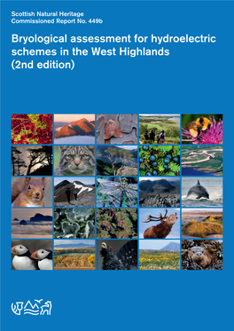 SNH Commissioned Report 449B: Bryological Assessment For