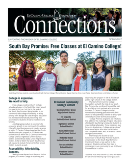 South Bay Promise: Free Classes at El Camino College!