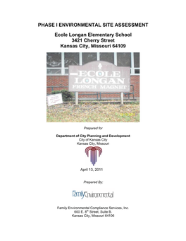 Phase I Environmental Site Assessment