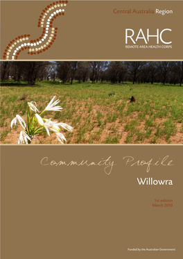 Community Profile Willowra