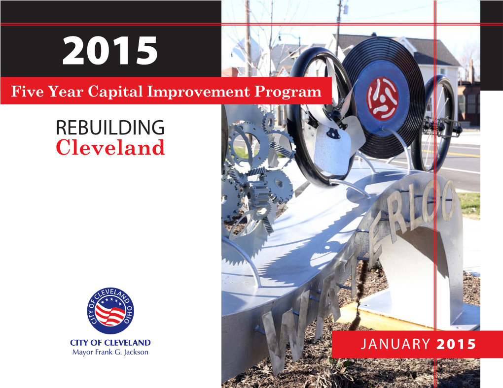 2015 Five Year Capital Improvement Program REBUILDING Cleveland