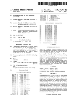 (12) United States Patent (10) Patent No.: US 9,677,055 B2 Jones Et Al