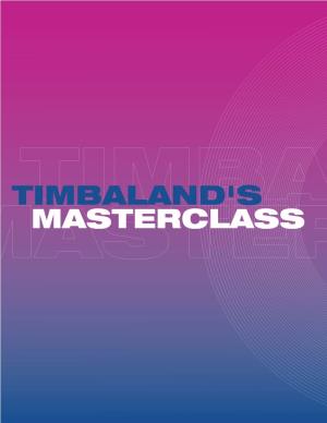 TIMBALAND's MASTERCLASS 01Introduction TIMBALAND Introduction