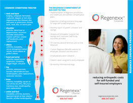 Regenexx Corporate Brochure