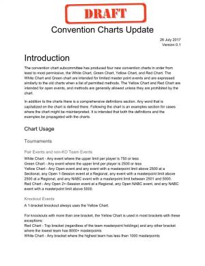 Convention Charts Update Introduction