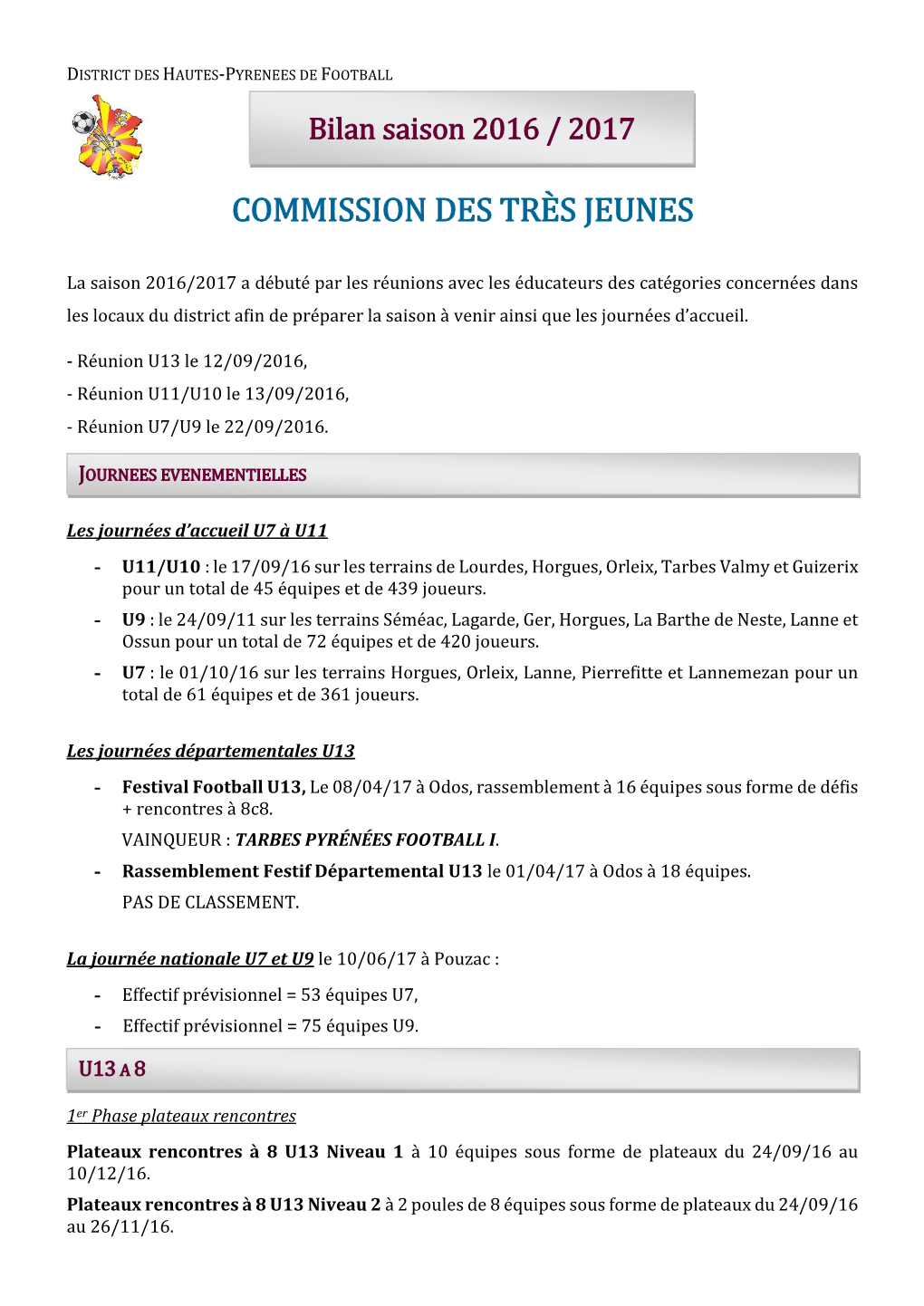 Commission Des Très Jeunes