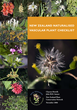 New Zealand Naturalised Vascular Plant Checklist