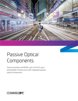 Passive Optical Components