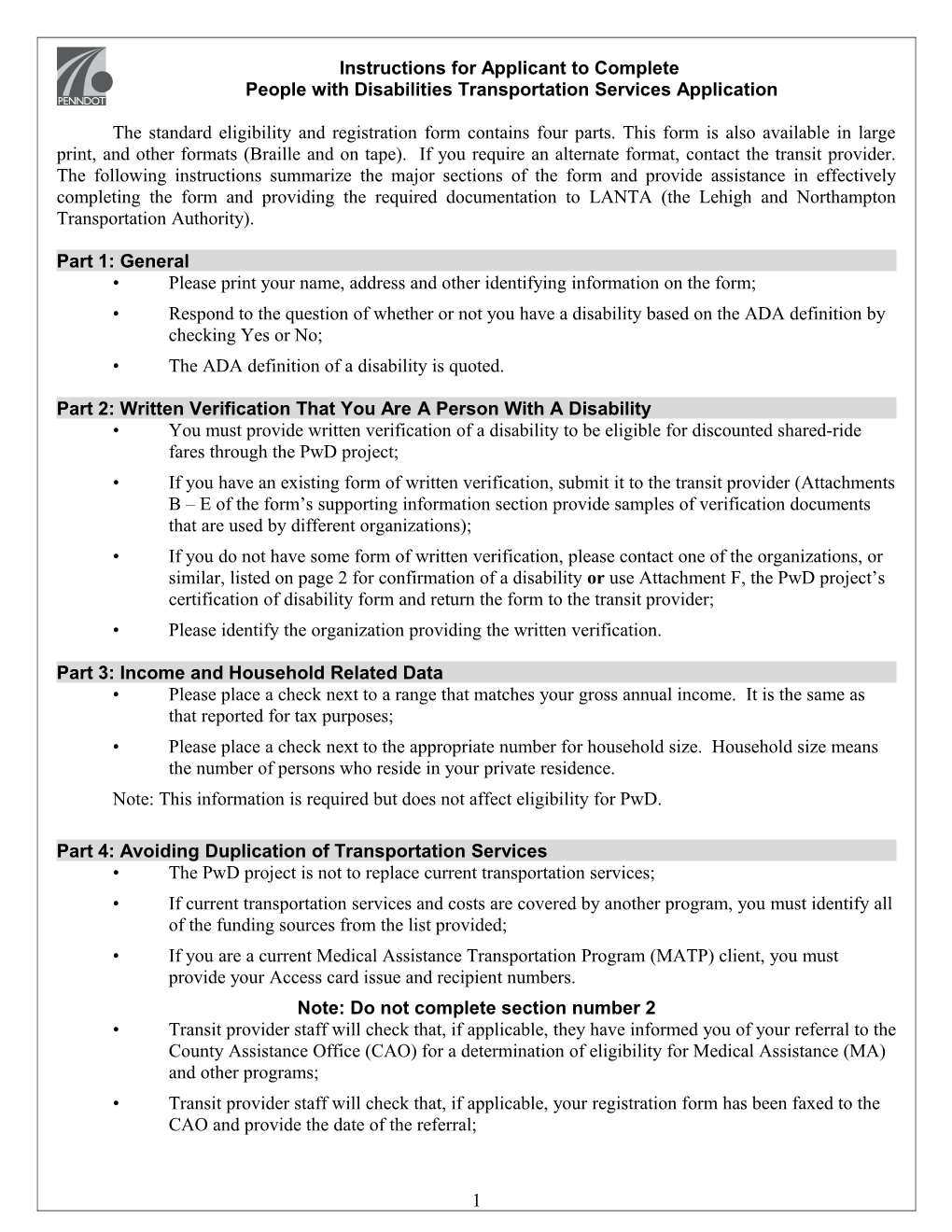 Eligibility and Registration Form