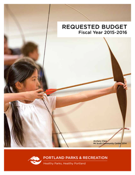 Requested Budget Fiscal Year 2015-2016