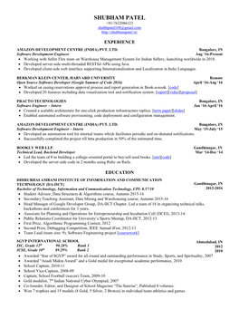 Resume Template