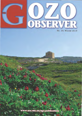 The Gozo Observer : Issue 39 : Winter 2019