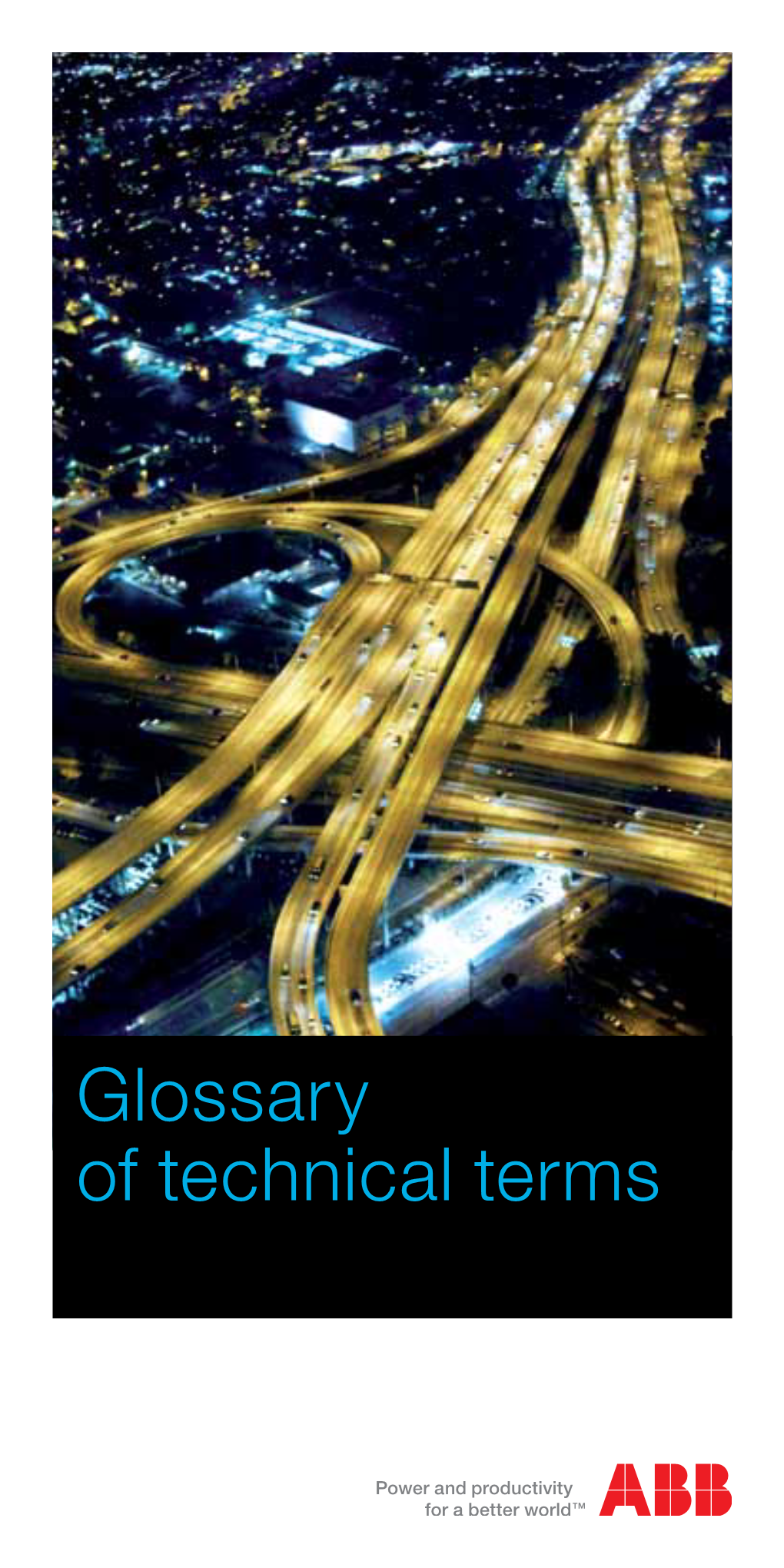 Glossary of Technical Terms