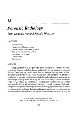Forensic Radiology
