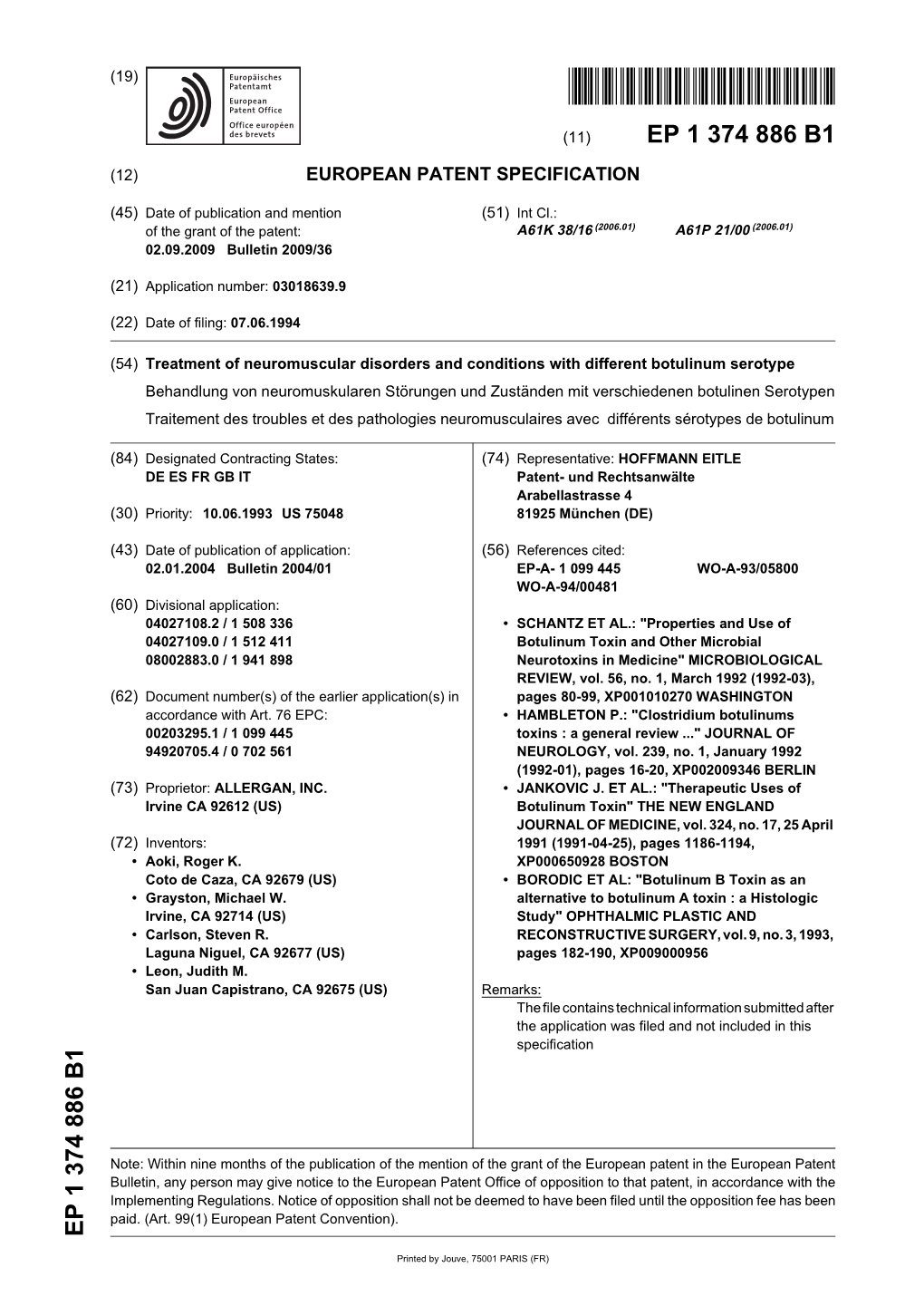 Treatment of Neuromuscular Disorders and Conditions with Different