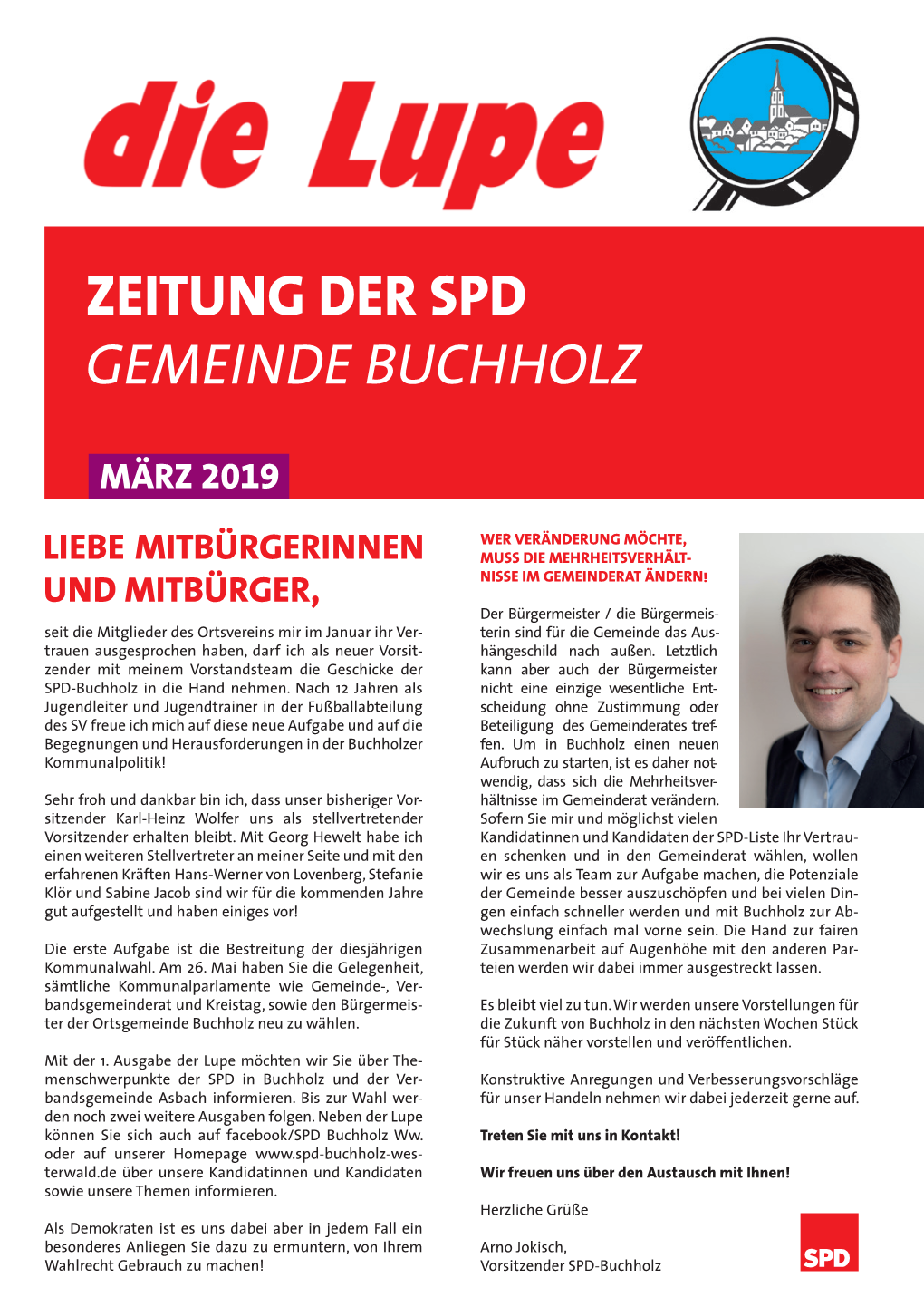 Zeitung Der Spd Gemeinde Buchholz