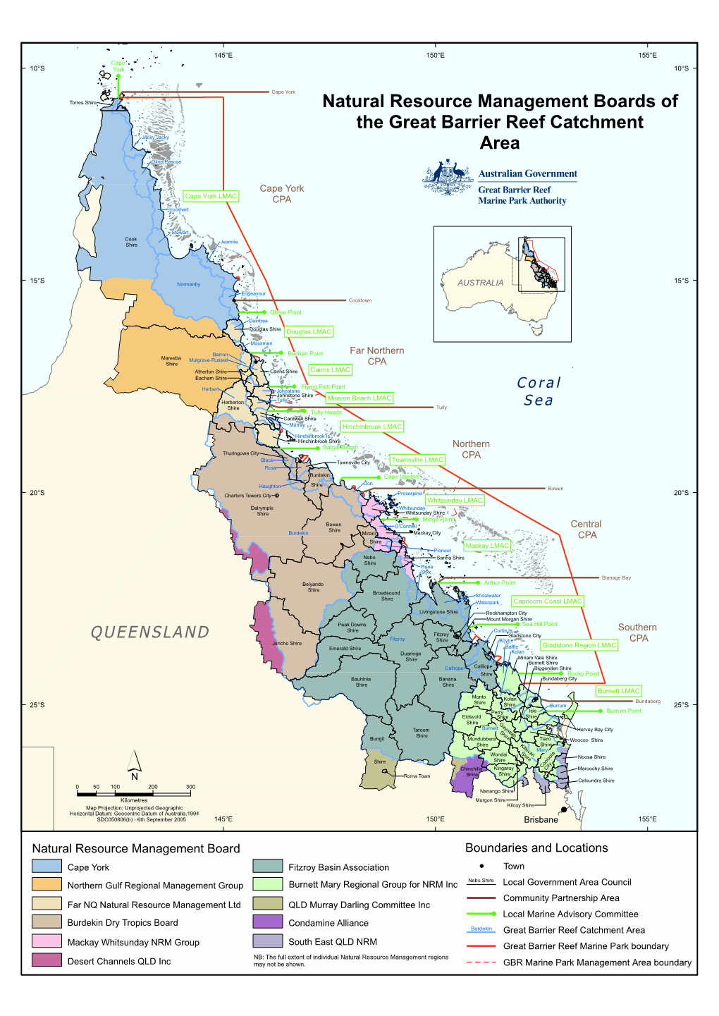 Natural Resource Management Boards of the Great Barrier Reef Catchment Jacky Jacky Area