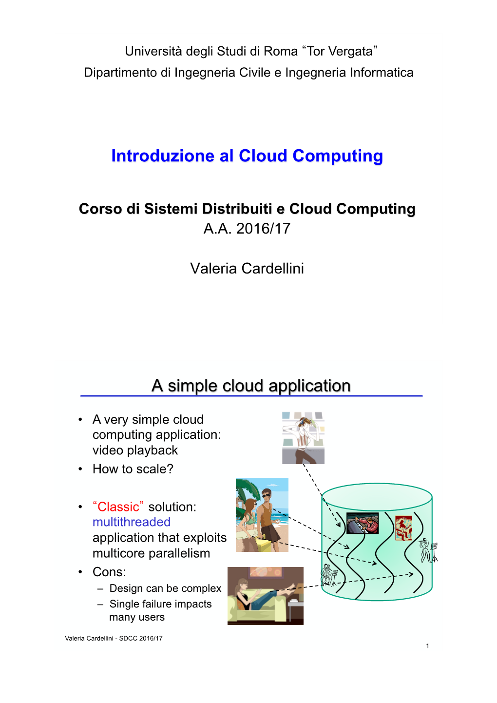 Introduzione Al Cloud Computing a Simple Cloud Application