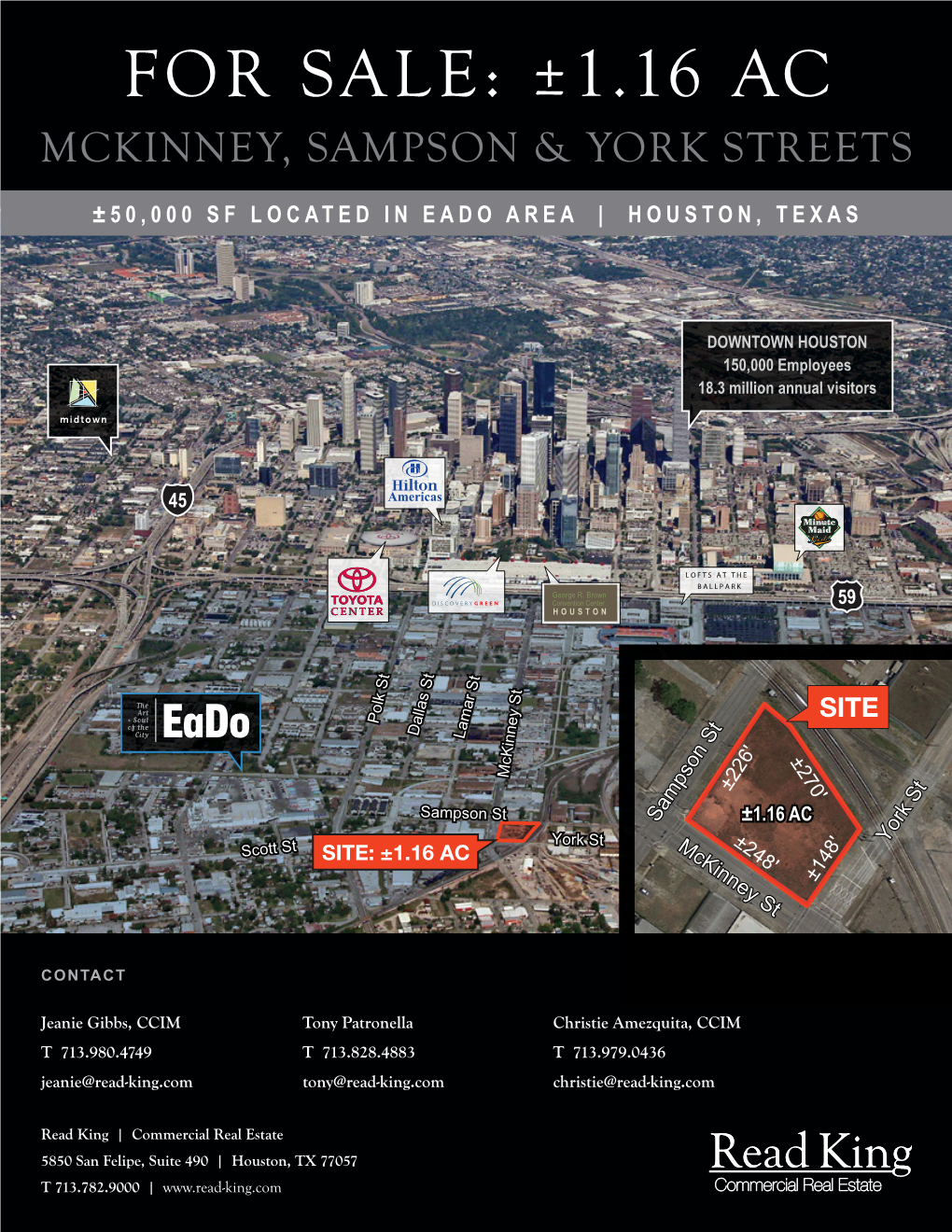 1.16 Ac Mckinney, Sampson & York Streets