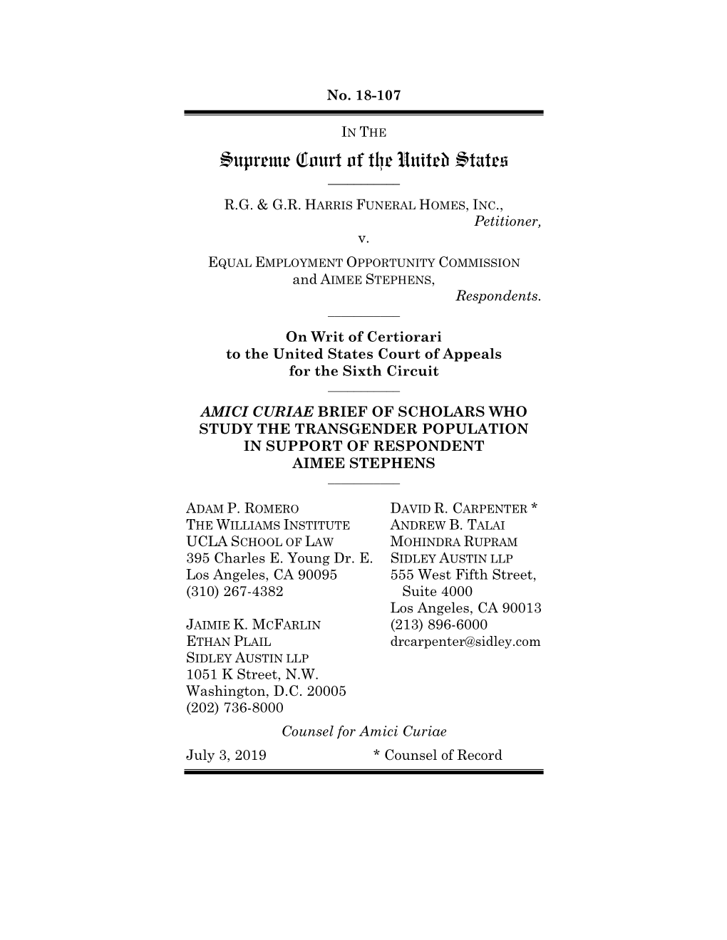 Stephens Amicus Brief