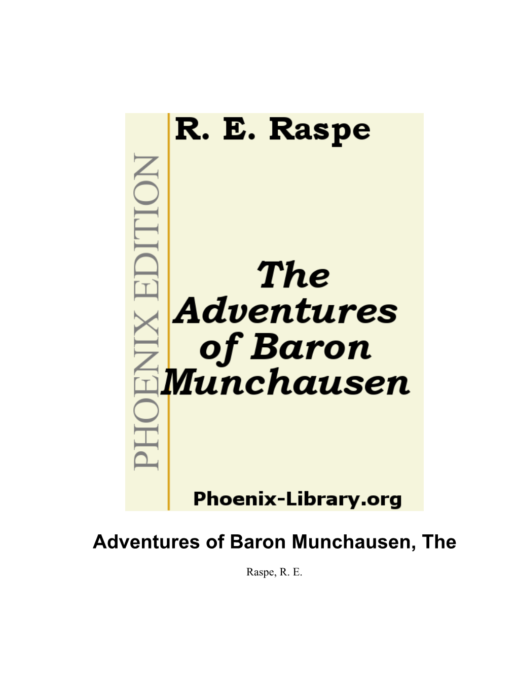 Adventures of Baron Munchausen, The