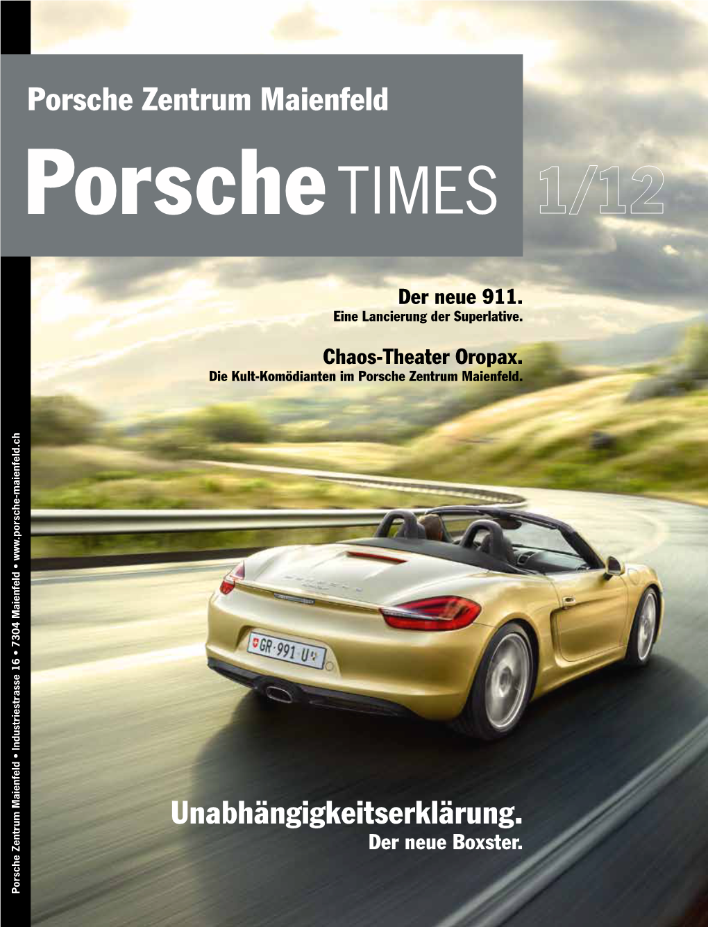 PORSCHE TIMES | AUSGABE 1/12 | Seite 2