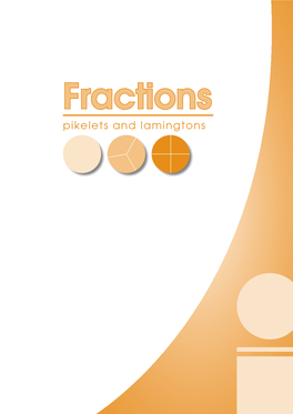 Fractions Pikelets and Lamingtons Book