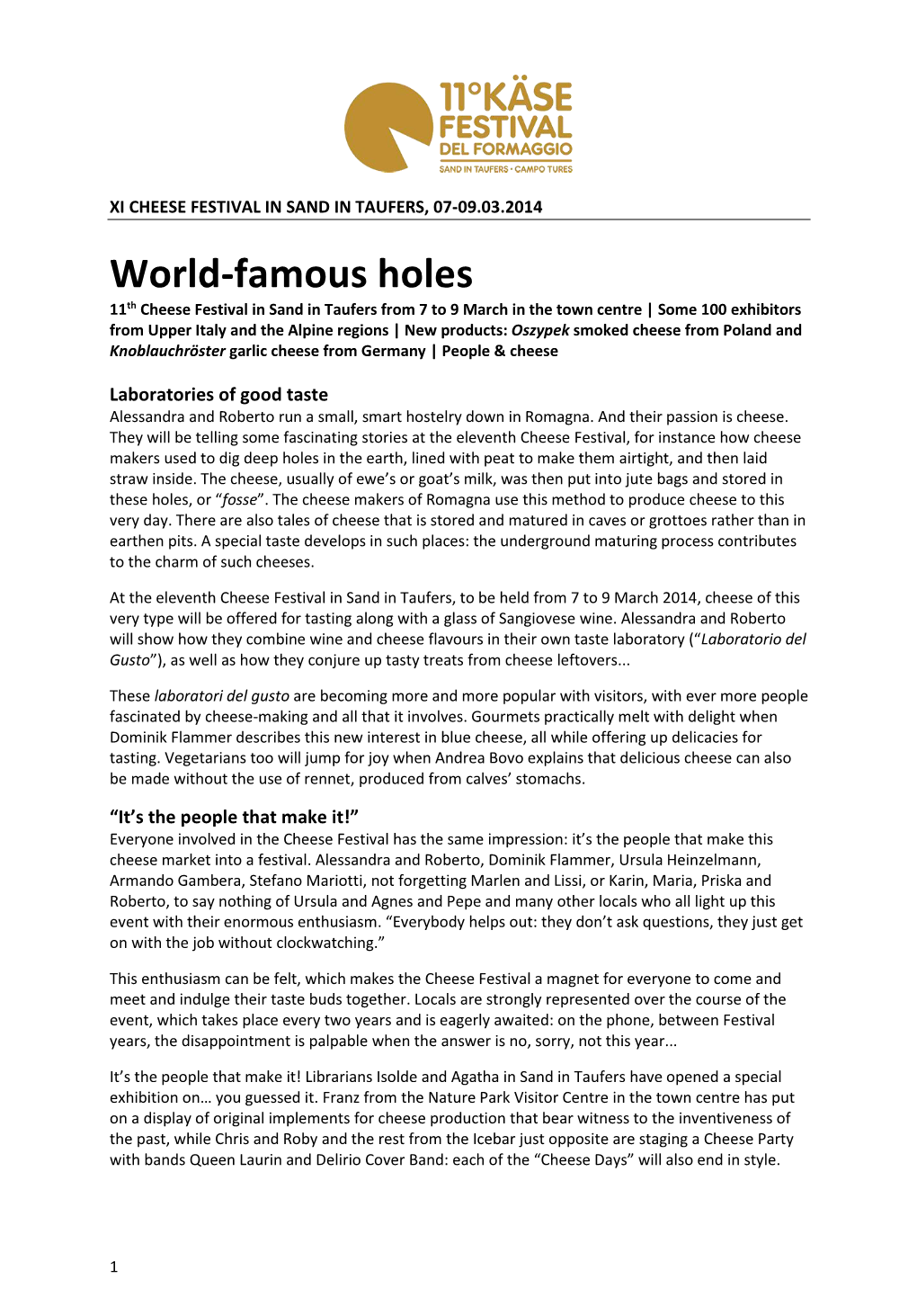 World-Famous Holes