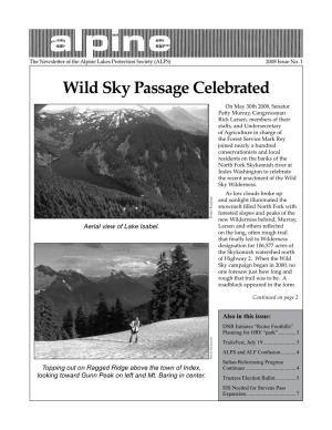 Wild Sky Passage Celebrated
