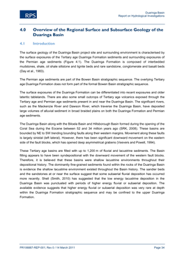 4.0 Overview of the Regional Surface and Subsurface Geology of the Duaringa Basin