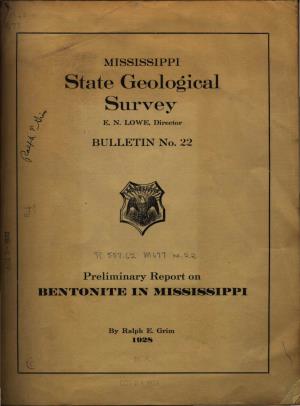 Bentonite in Mississippi