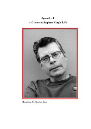 A Glance at Stephen King's Life