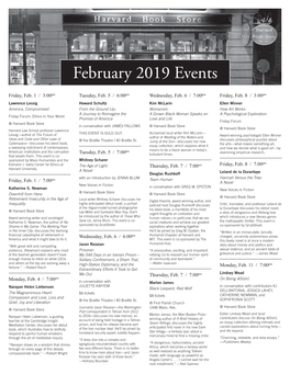 February 2019 Events