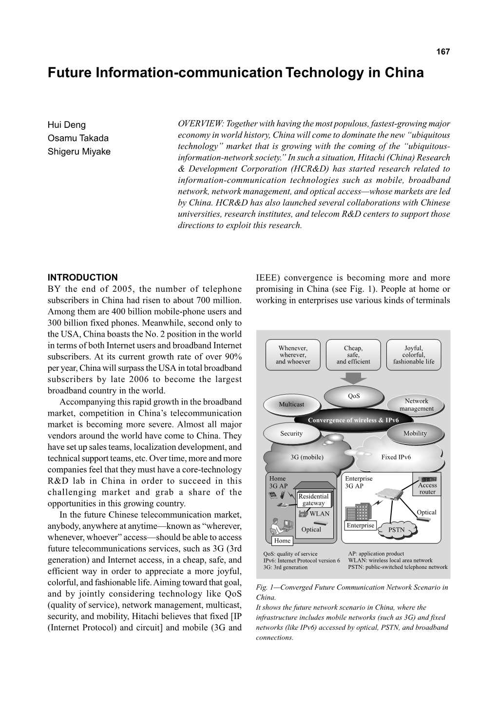 Future Information-Communication Technology in China