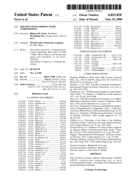 United States Patent (19) 11 Patent Number: 6,015,838 Stern Et Al