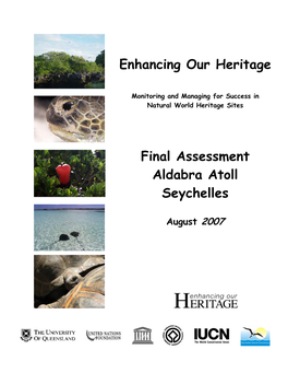 Enhancing Our Heritage Final Assessment Aldabra Atoll Seychelles