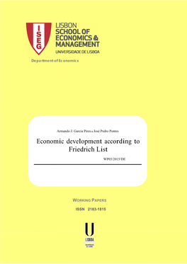 Economic Development According to Friedrich List