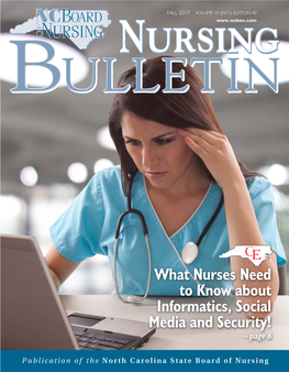 What Nurses Need to Know About Informatics, Social Media and Security! – Page 6