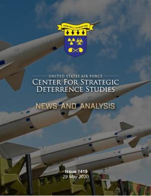 Center for Strategic Deterrence Studies (CSDS) News and Analysis